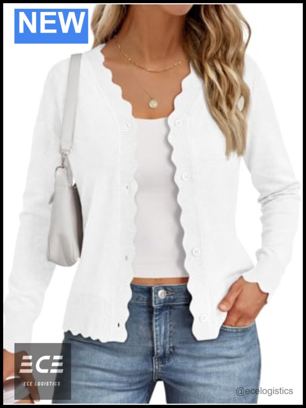 LILLUSORY Women's Lightweight Button Cardigan Long Sleeve